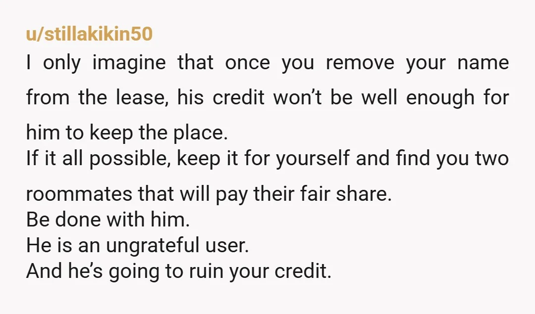 u/Tamekyaa You need to go back to where you got approved for the townhouse and let them know you won't be moving in AND TURN EVERYTHING OFF IN YOUR NAME...