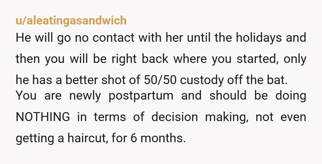u/Checkoutmawheeeeepit It's your life but if you trust a man who had a plan to wait until you were too tired and in pain in the most vulnerable moment of...