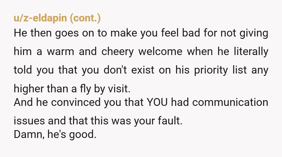 u/peaches_and_drama Please please please give yourself a timeline. If it’s not better in X months, please walk.Don’t waste more of your 30s with a man who can’t give you the...