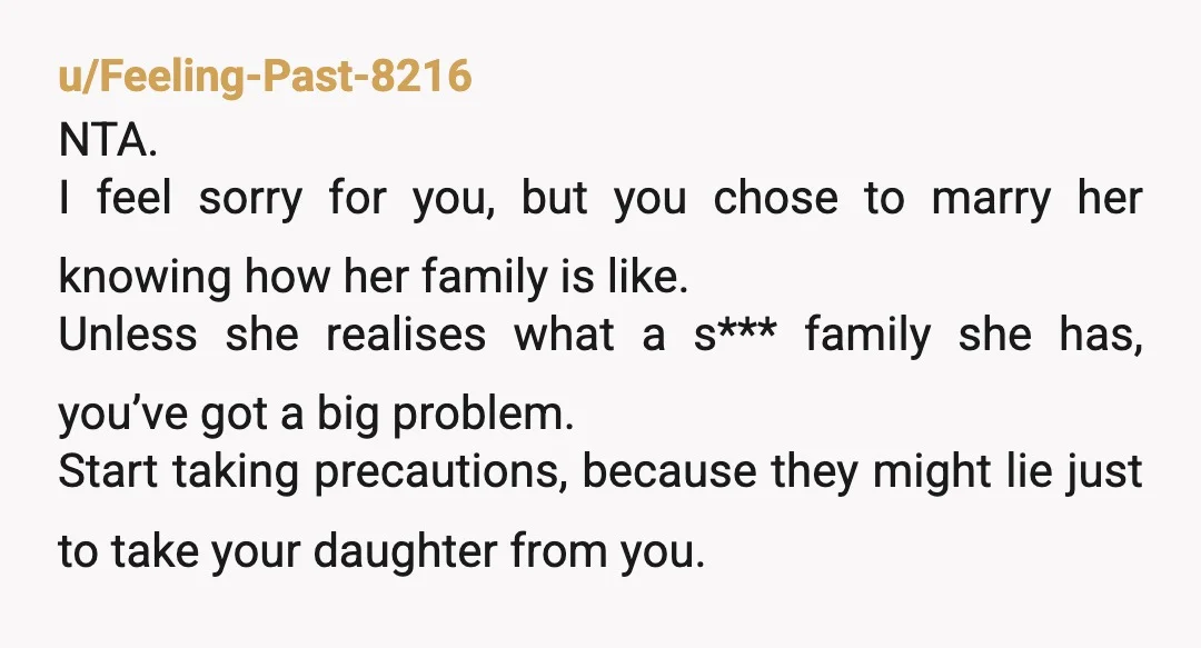 u/clkinsyd NTA- you and your wife need to sit down and really talk about what the priorities are. They should be your family of 3, not her family then your...