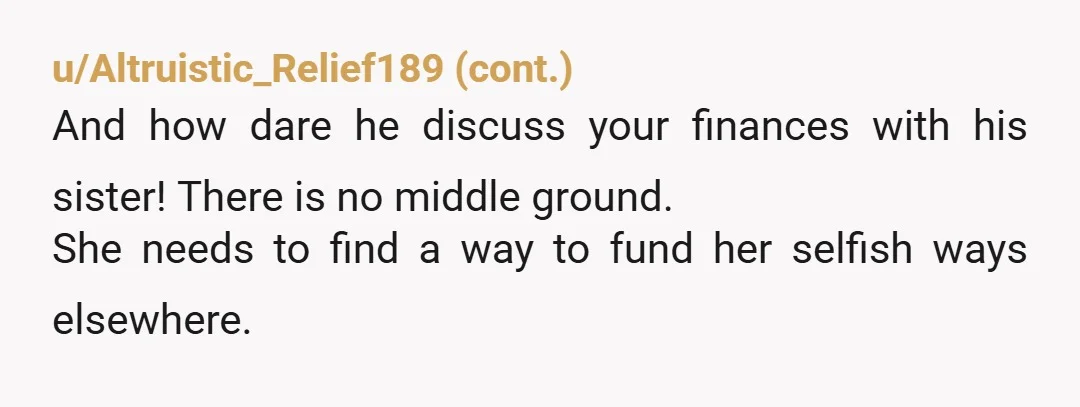 u/ShipComprehensive543
NTA - I would RUN from this relationship. Youve been set up.