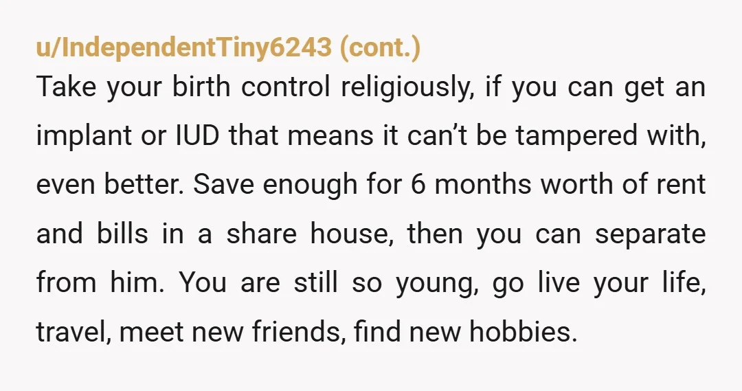 u/Mother_of_Brains He pays "most" of the bills, he is respectful "most" of the time and he wouldn't "intentionally" hurt you? Wow the bar is, indeed, in hell. I say this...