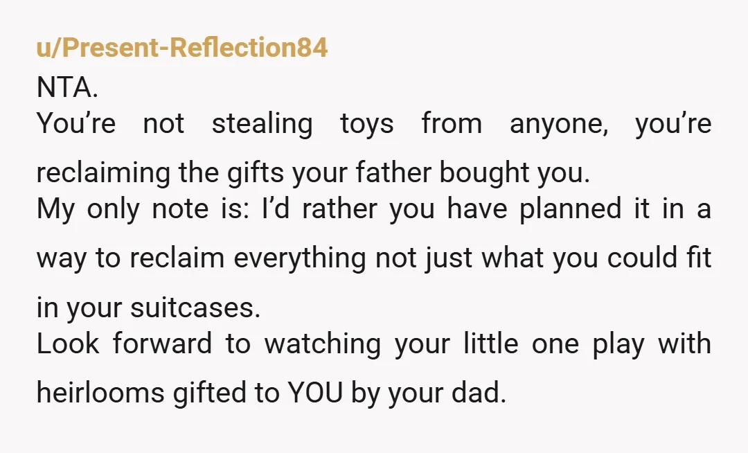 u/Prudent_Border5060
Nta
But your mom hasn't changed.
She is still a horrific mother.
I would stay within your new family.