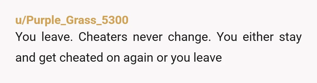u/Dramatic-Tailor-8297 Tell everyone ! including her husband. If they’re in love, let it be loud and proud.  Updateme!