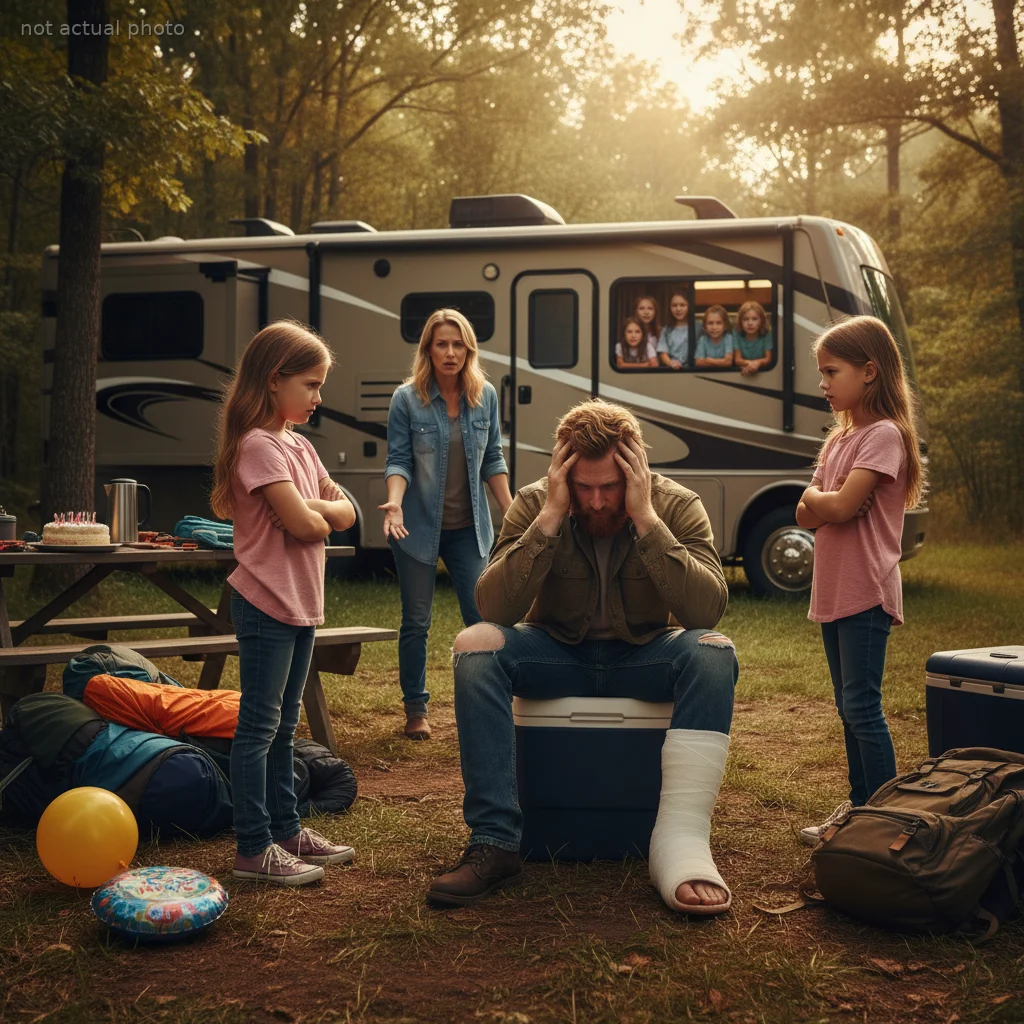 Uncle Cancels Free Family Camping Trip After Birthday Boy Breaks His Leg, Leaving Sisters Furious