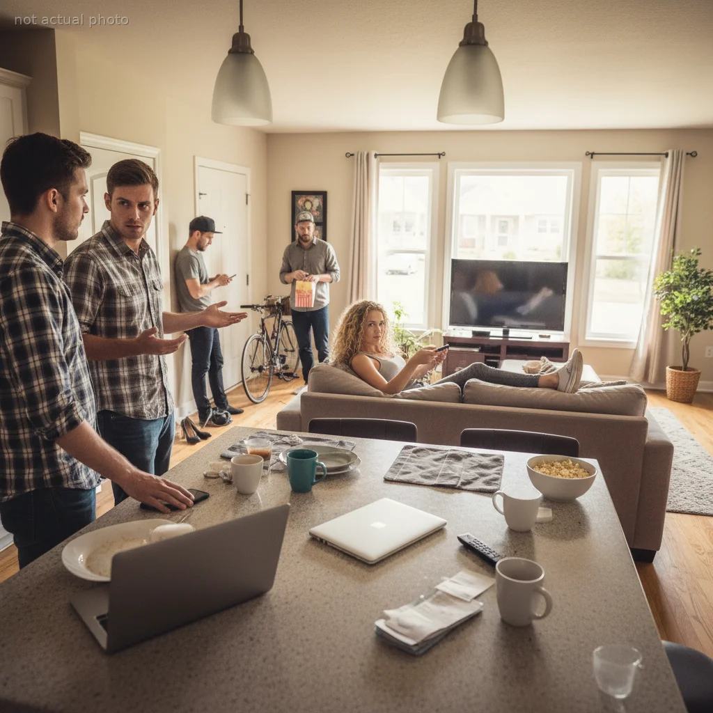 Homeowners Rent Rooms to Husband's Friends, but One Roommate's Girlfriend Thinks She Lives There Rent-Free