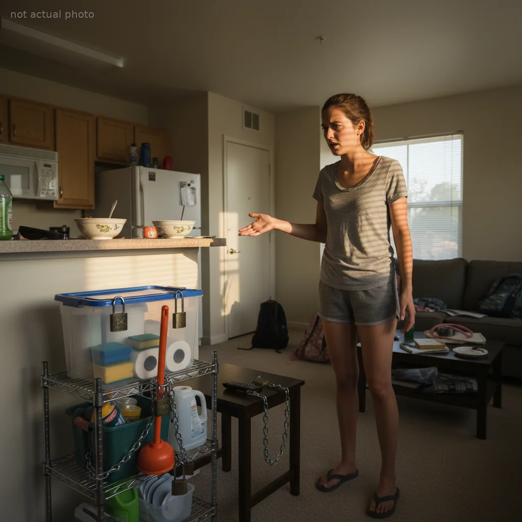 Roommate Locks Up Everyday Household Essentials—Including The Plunger—To Keep Friend From Using Them Over The Summer