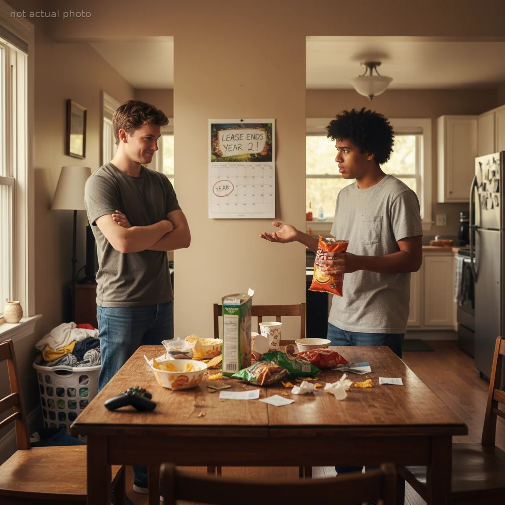 He Discovered His Roommate Was Stealing Food From His Bedroom, So He's Letting Him Believe Their One-Year Lease Is Actually Two