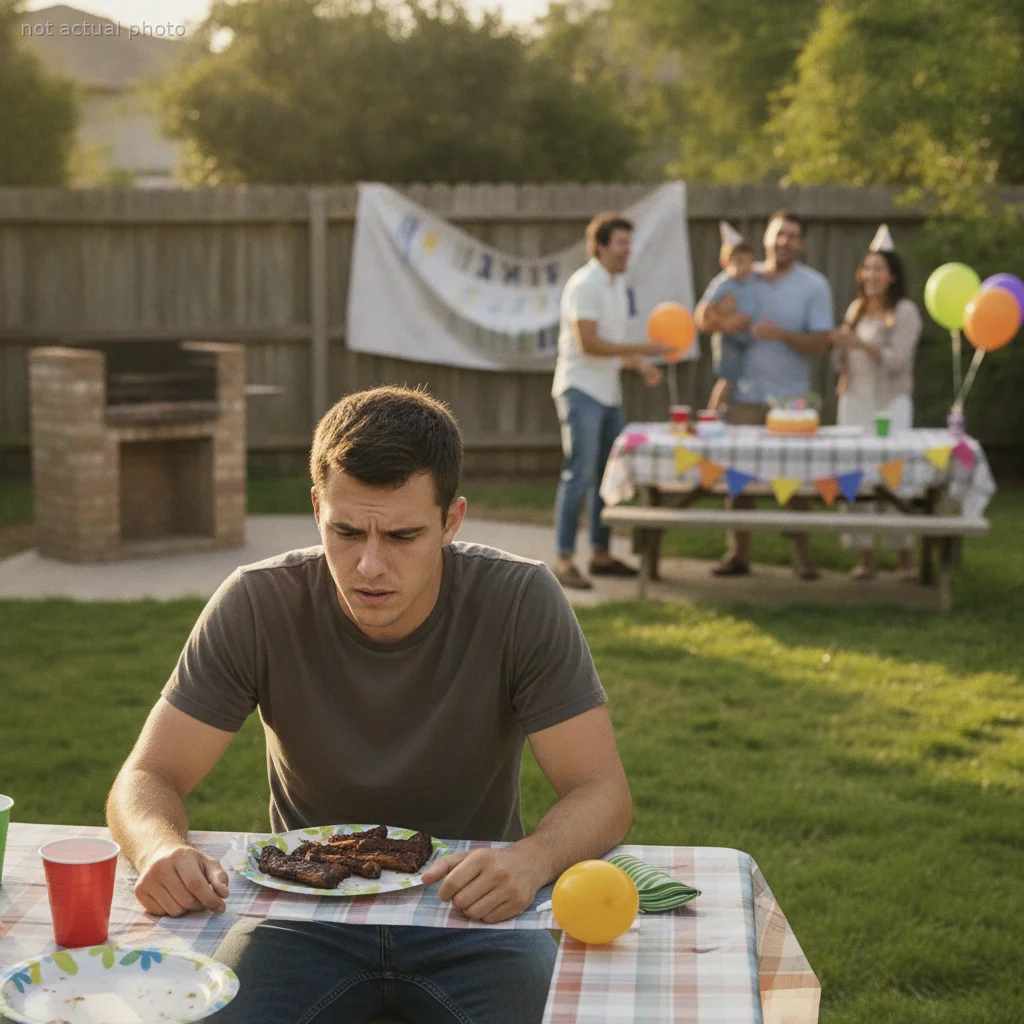 Family Reschedules a Month-Old Barbecue for a Six-Year-Old's Party, Leaving Unemployed Brother Fuming