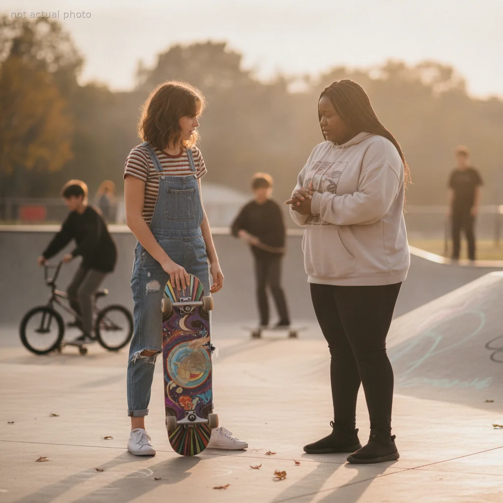 She Refused to Let Her Plus-Sized Friend Use Her Skateboard, Leading to Accusations of Humiliation