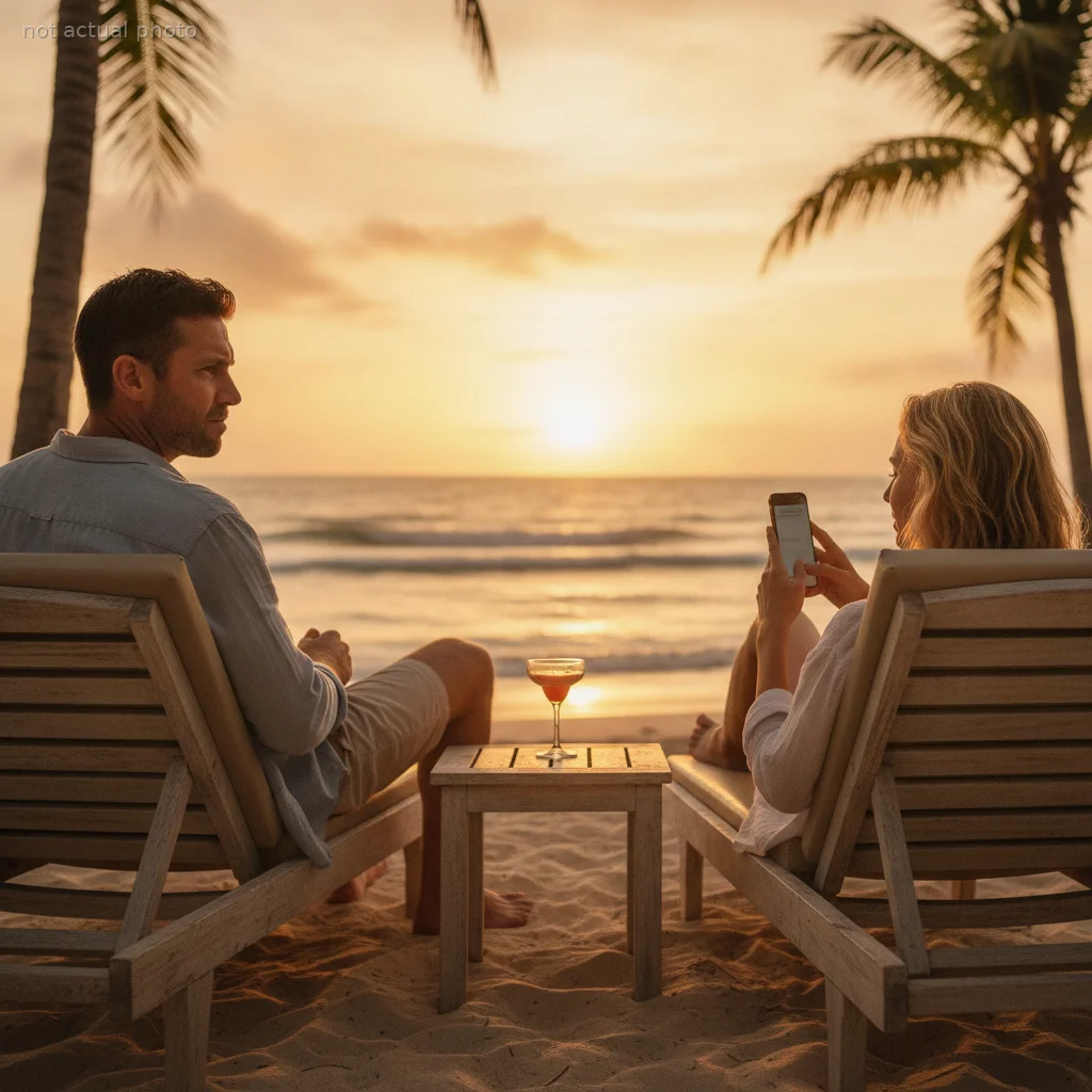 His Girlfriend Spends Their Rare Vacation Time Texting Her Ex, and He's Reaching His Breaking Point