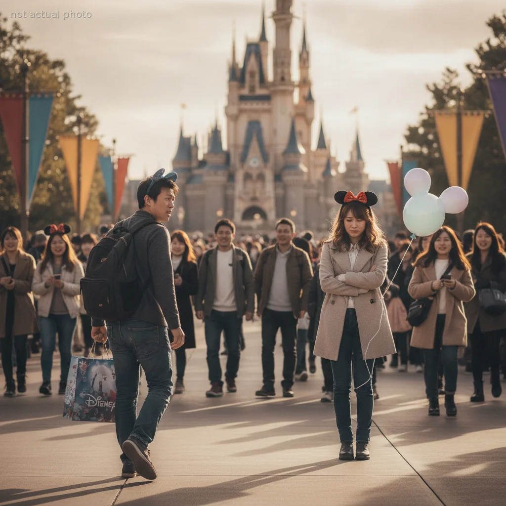 Man Abandons His Wife At Disneyland Tokyo After She Didn't Find His Joke Funny