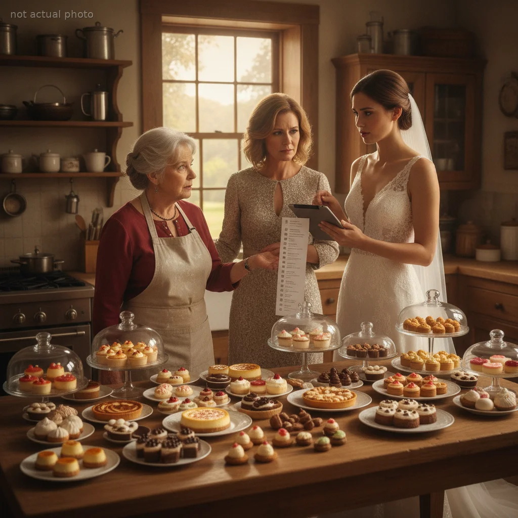 Bride Invites Her Mother's Best Friend to Wedding Under One Bizarre Condition: Bake 200 Famous Desserts