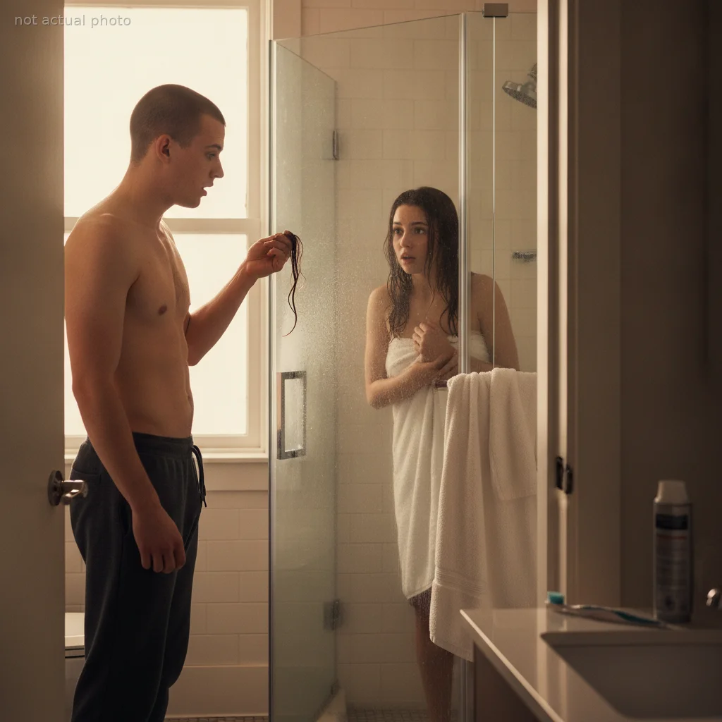 He Kept Finding Long Hairs In His Bachelor Pad, Then Caught His Neighbor's Daughter Leaving His Shower