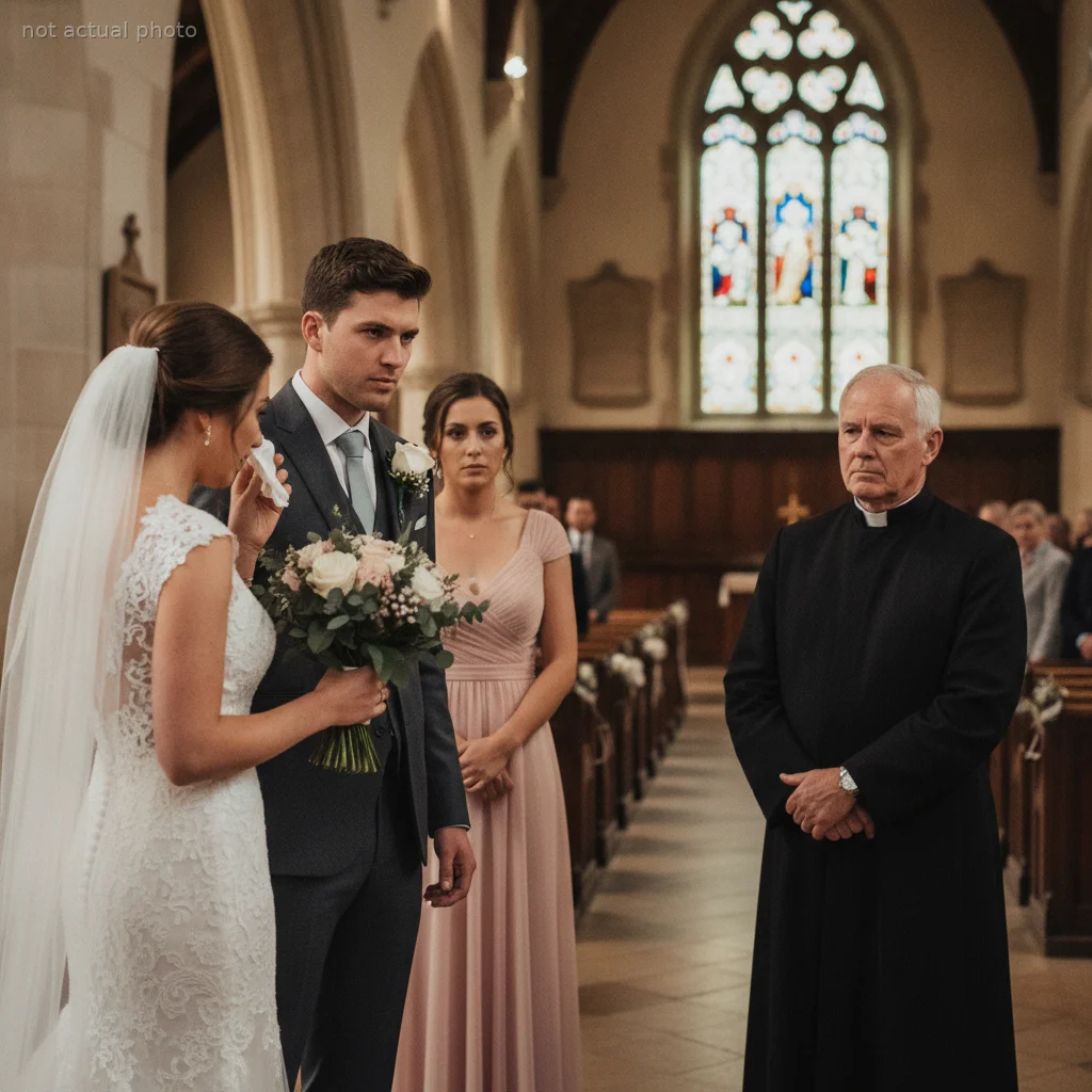 Groom Refuses To Let It Slide After A Church Official Makes His Bride Cry Right Before Walking Down The Aisle