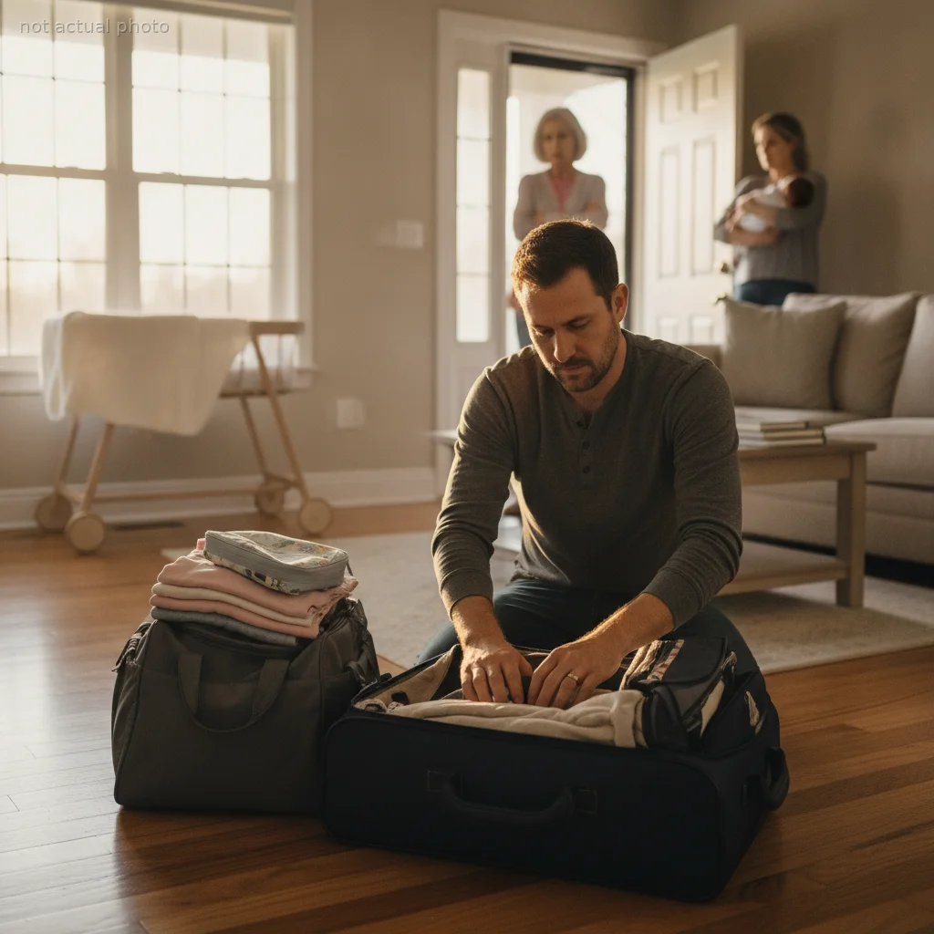 Husband Packs Mother-In-Law's Bags After She Boundary-Stomped Her Way Into His Newborn Baby's First Week