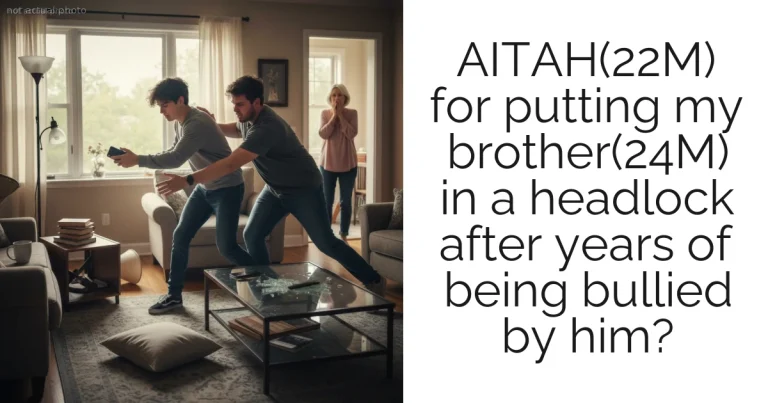AITAH(22M) for putting my brother(24M) in a headlock after years of being bullied by him?