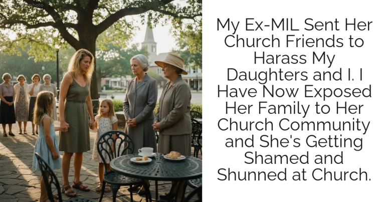 My Ex-MIL Sent Her Church Friends to Harass My Daughters and I. I Have Now Exposed Her Family to Her Church Community and She's Getting Shamed and Shunned at Church.