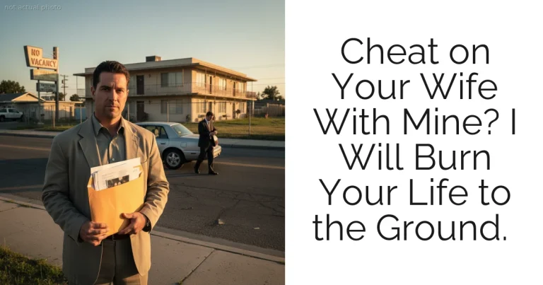 Cheat on Your Wife With Mine? I Will Burn Your Life to the Ground. 