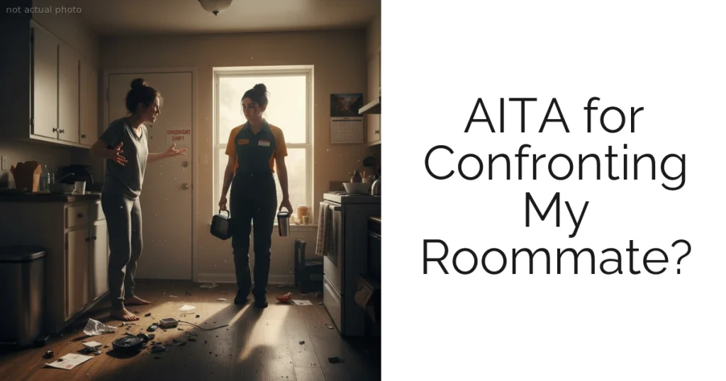AITA for Confronting My Roommate?