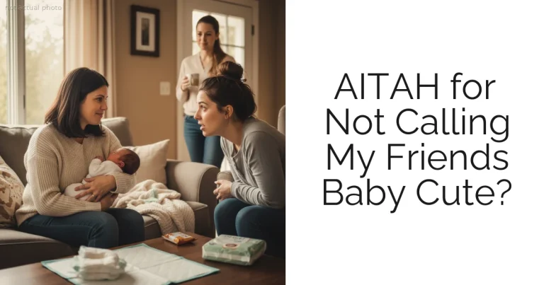AITAH for Not Calling My Friends Baby Cute?