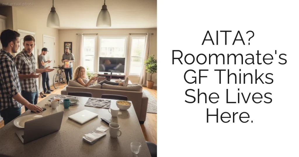 AITA? Roommate's GF Thinks She Lives Here.