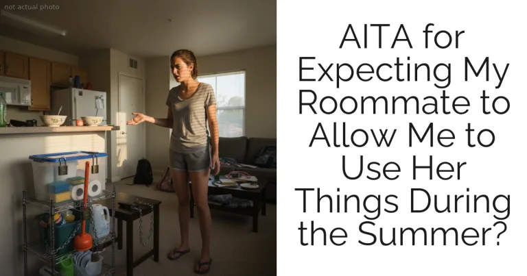 AITA for Expecting My Roommate to Allow Me to Use Her Things During the Summer?
