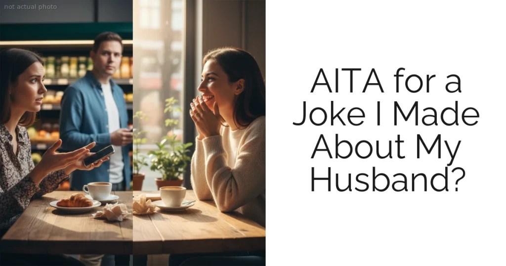 AITA for a Joke I Made About My Husband?