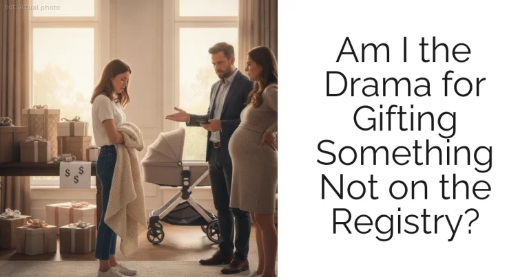 Am I the Drama for Gifting Something Not on the Registry?