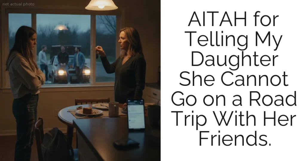 AITAH for Telling My Daughter She Cannot Go on a Road Trip With Her Friends.