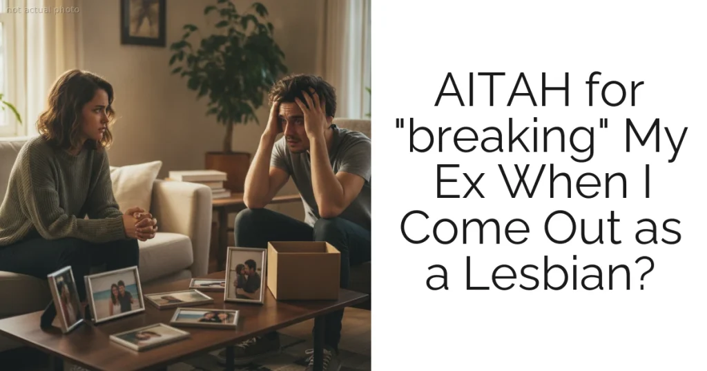 AITAH for "breaking" My Ex When I Come Out as a Lesbian?