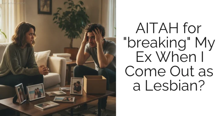 AITAH for "breaking" My Ex When I Come Out as a Lesbian?