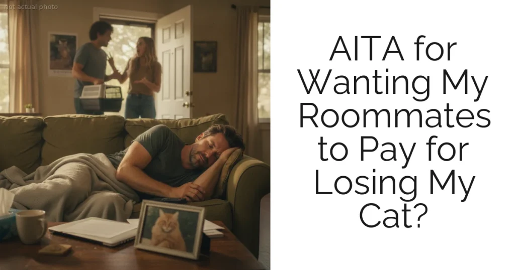 AITA for Wanting My Roommates to Pay for Losing My Cat?