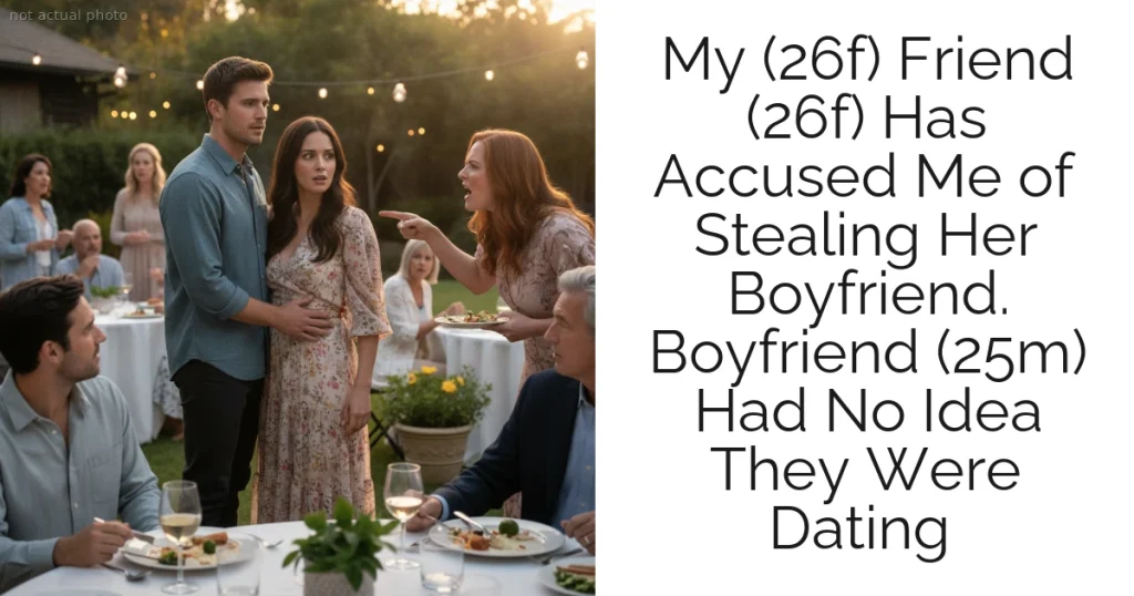 My (26f) Friend (26f) Has Accused Me of Stealing Her Boyfriend. Boyfriend (25m) Had No Idea They Were Dating