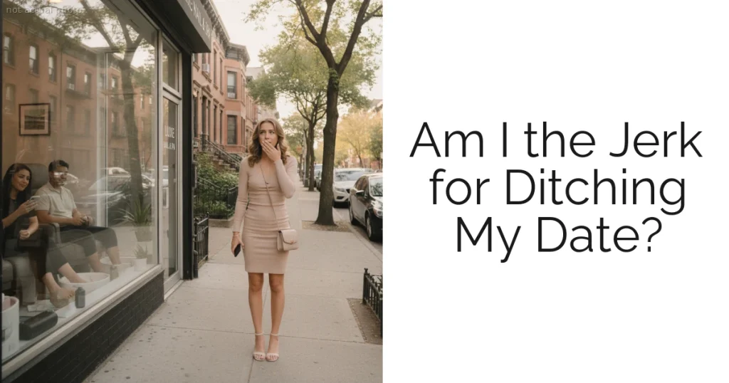 Am I the Jerk for Ditching My Date?