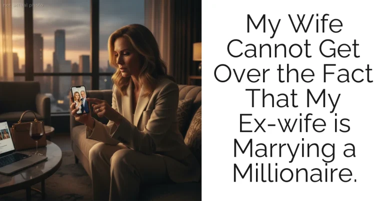 My Wife Cannot Get Over the Fact That My Ex-wife is Marrying a Millionaire.