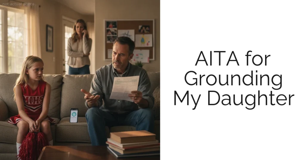 AITA for Grounding My Daughter