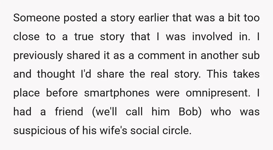 Someone posted a story earlier that was a bit too close to a true story that I was involved in. I previously shared it as a comment in another sub...