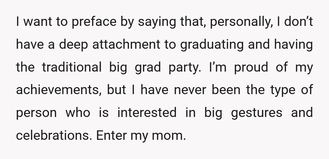 I want to preface by saying that, personally, I don’t have a deep attachment to graduating and having the traditional big grad party. I’m proud of my achievements, but I...