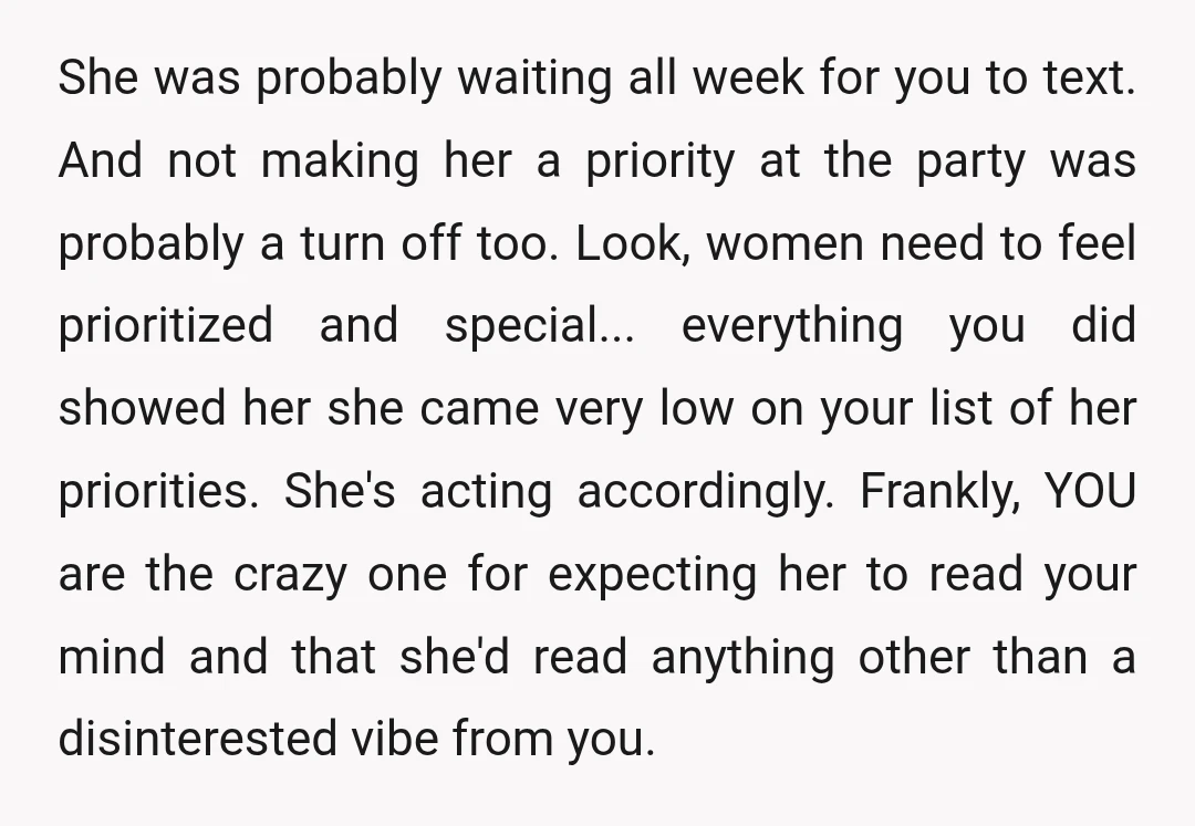 u/arcxiii I think her response is pretty reasonable. You kept hinting that you wanted to set up a time to see her and then put it off. I would apologize...