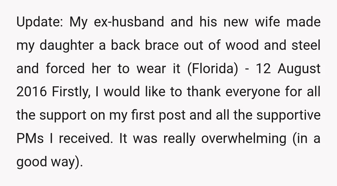 A few people asked for an update, so here it is. So, a lot has happened since I first posted. I called in to work while I was trying to...