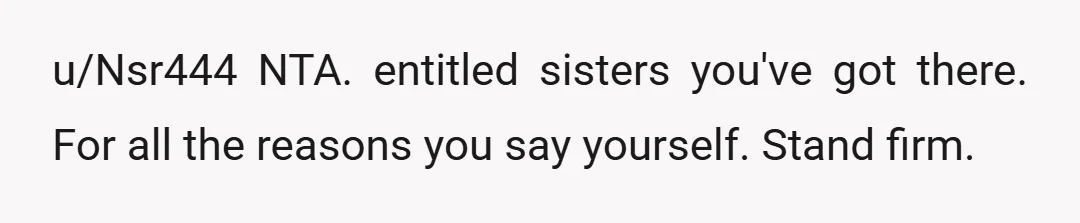 u/Gullible_Bar_7019
NTA the trip is for your nephew's birthday and you pay everything.
You can do it later when he recovered.
Your sisters feel entilted...