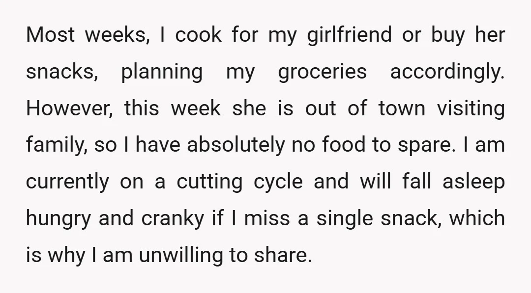 Most weeks, I cook for my girlfriend or buy her snacks, planning my groceries accordingly. However, this week she is out of town visiting family, so I have absolutely no...