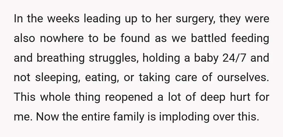 In the weeks leading up to her surgery, they were also nowhere to be found as we battled feeding and breathing struggles, holding a baby 24/7 and not sleeping, eating,...