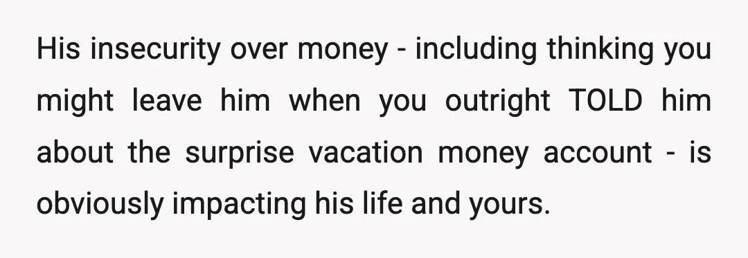u/PurlPaladin
NAH.
You had good intentions but you need better communication.
I agree with other posters, time to have a long conversation about finances.