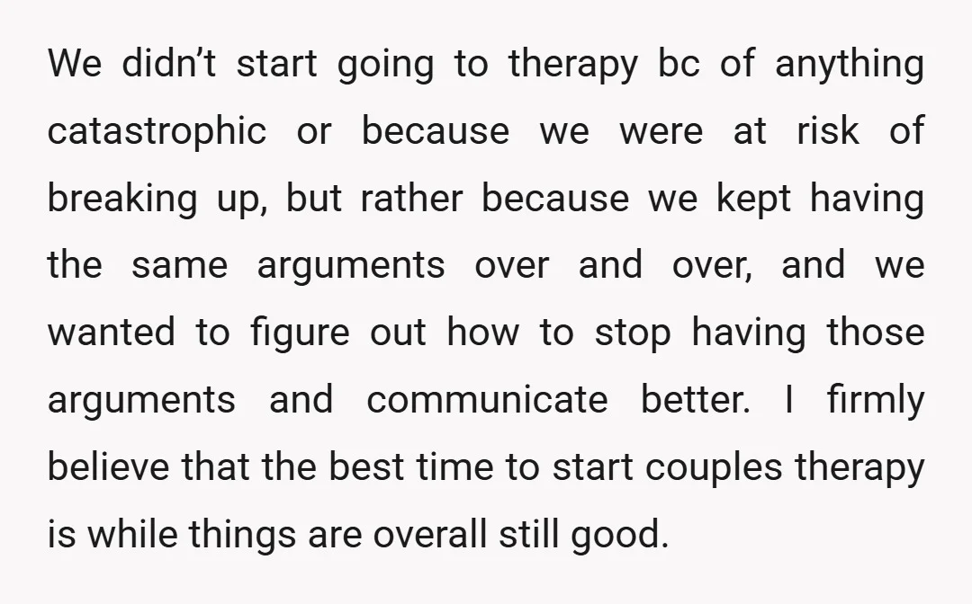 u/Jenidalek ESH, a relationship counselor would be able to say much of the same in a gentler way. That being said, you are right in the fact that they both...