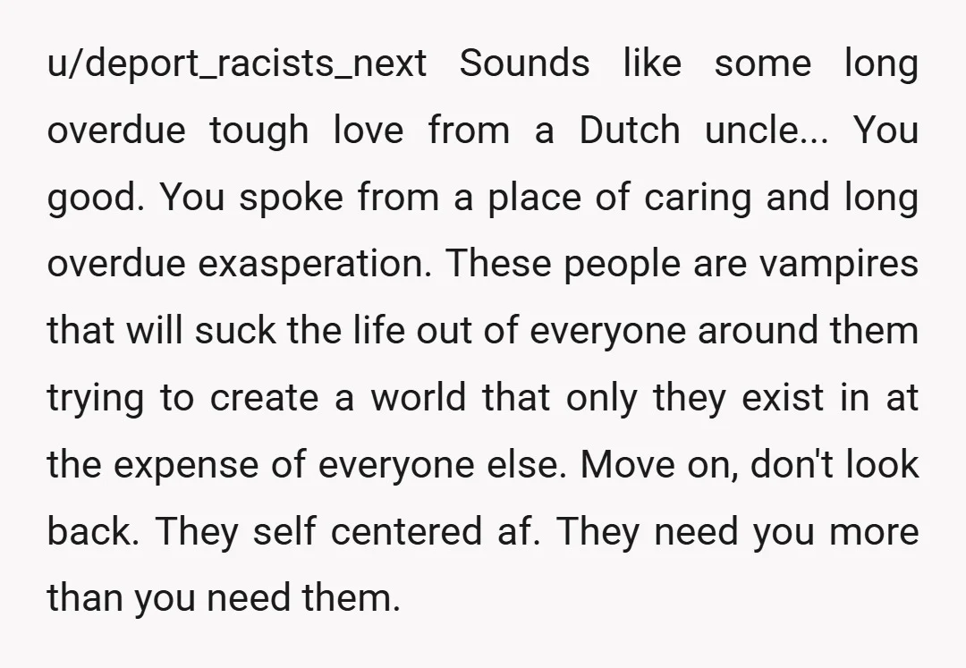 u/CataclysmicTeapot
YTA.
Therapy could clearly help both of them with potential underlying issues.
Your solution is what? To just become different people because you said so?