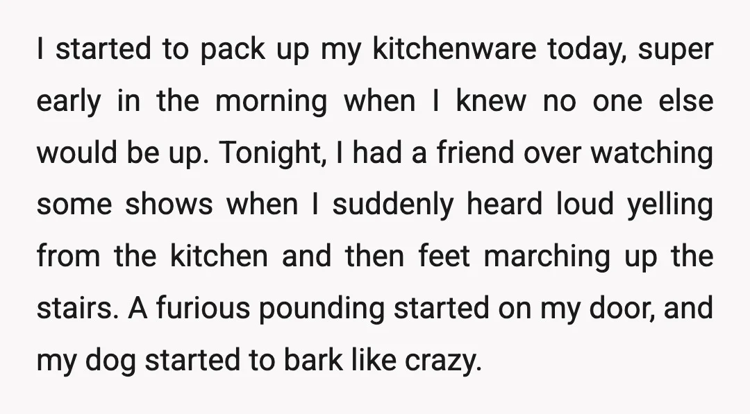 I started to pack up my kitchenware today, super early in the morning when I knew no one else would be up. Tonight, I had a friend over watching some...