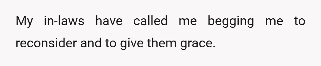 My brother-in-law and sister-in-law texted me and left me voice notes calling me a bunch of names.