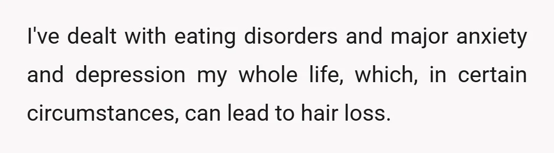 Last year, I had an inpatient hospital stay due to these problems.